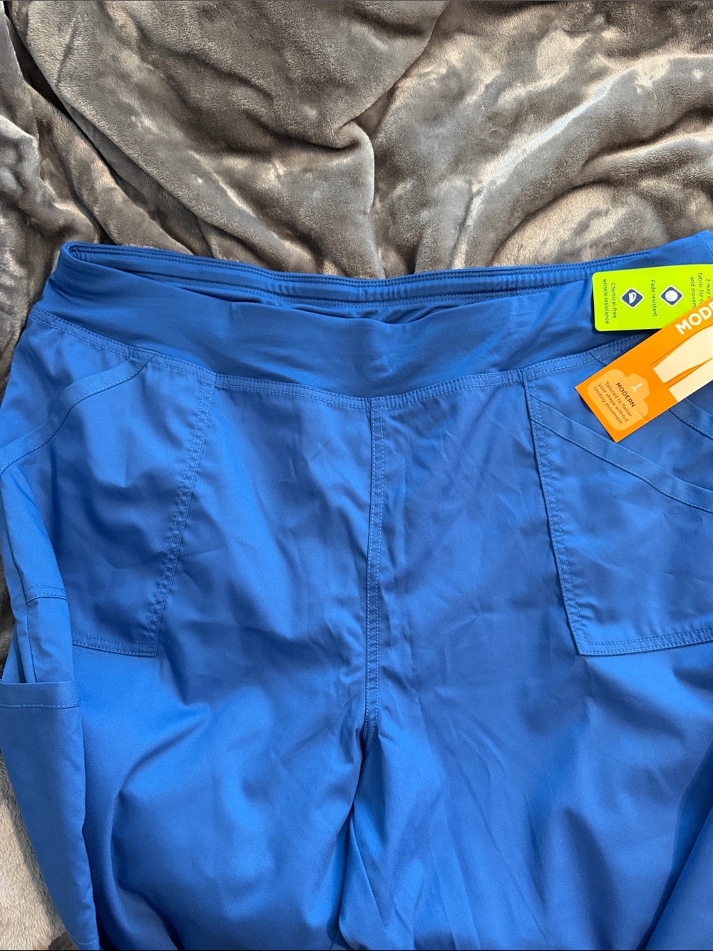 Landau ProFlex Royal Blue Stretch Scrub Leggings - Picture 2 of 5